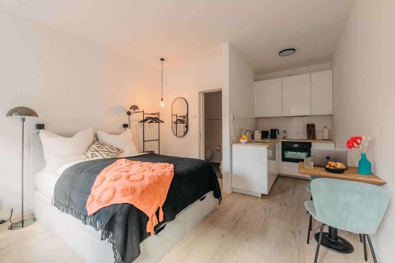 Heller Wohnbereich eines BHH Living Apartments in Düsseldorf